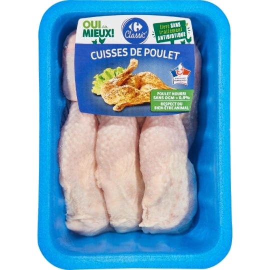 Cuisses de Poulet Blanc CARREFOUR CLASSIC'