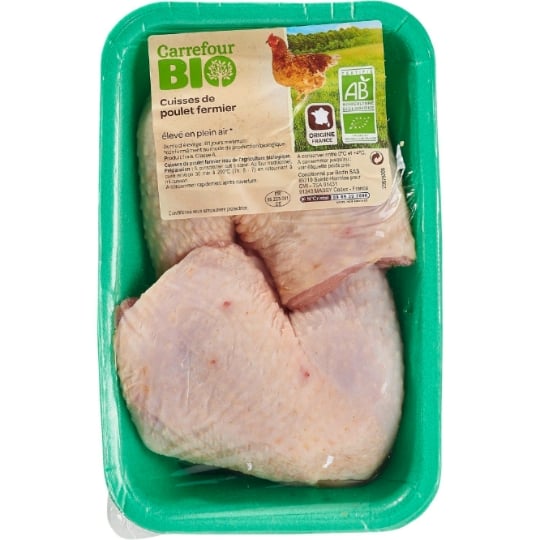 Cuisses de Poulet Fermier Bio CARREFOUR BIO