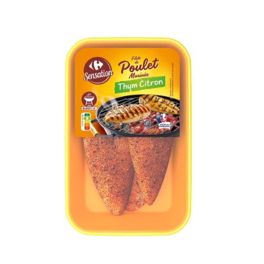 Filets de Poulet au Thym Citron CARREFOUR CLASSIC'