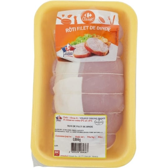 Rôti de Filet de Dinde CARREFOUR CLASSIC'