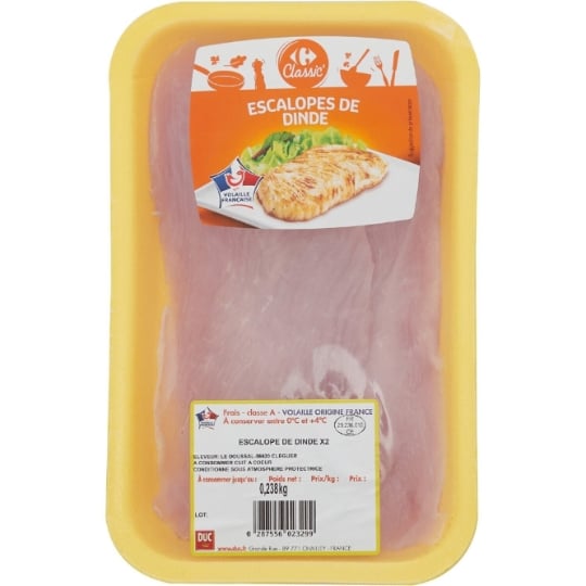 Escalopes de Dinde CARREFOUR CLASSIC'