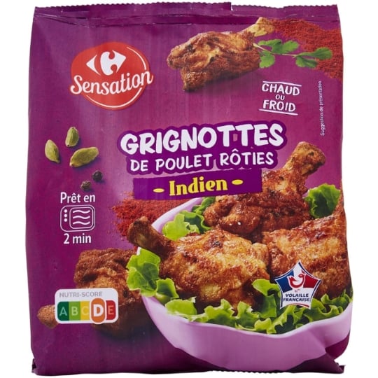 Grignottes de Poulet Rôties Indien CARREFOUR SENSATION