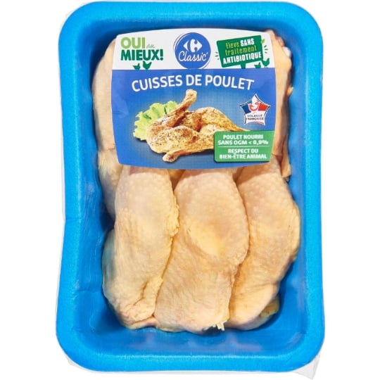 Cuisses de Poulet Jaune CARREFOUR CLASSIC'