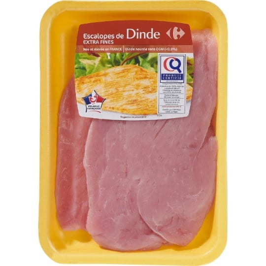 Escalopes de Dinde Extra Fines CARREFOUR