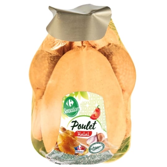 Poulet Entier Jaune Halal CARREFOUR SENSATION