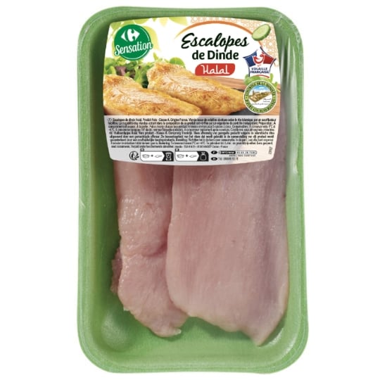 Escalopes de Dinde Halal CARREFOUR SENSATION