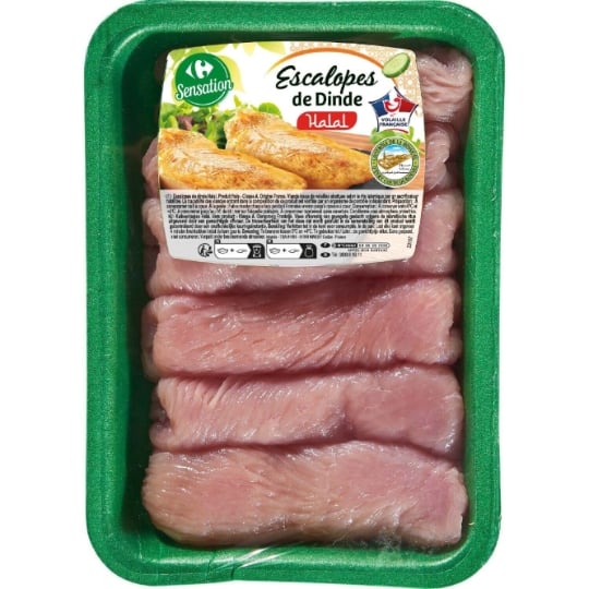 Escalopes de Dinde Halal CARREFOUR SENSATION