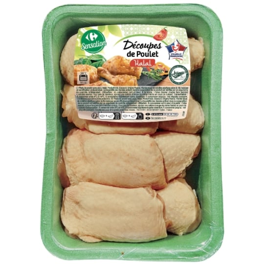 Morceaux de Poulet Halal CARREFOUR SENSATION