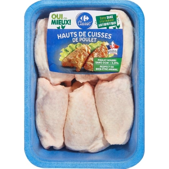 Hauts de Cuisses de Poulet Blanc CARREFOUR CLASSIC'