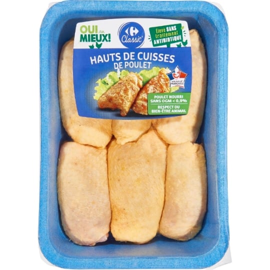 Hauts de Cuisses de Poulet Jaune CARREFOUR CLASSIC'