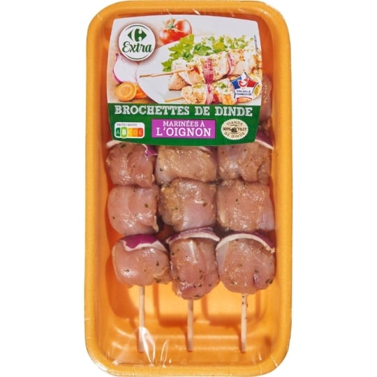 Brochette de Dinde à L'oignon CARREFOUR EXTRA