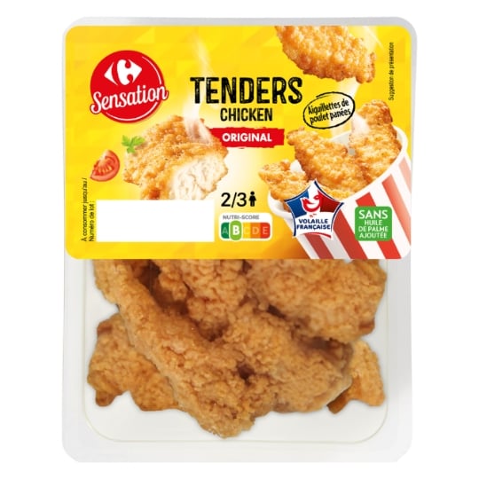 Aiguillettes de poulet panées CARREFOUR SENSATION