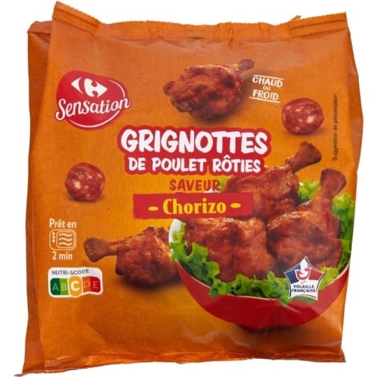 Grignottes de Poulet Saveur Chorizo CARREFOUR SENSATION