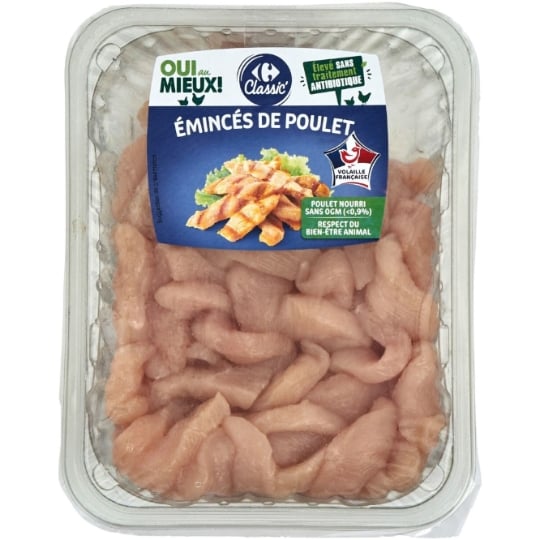 Emincés de Poulet CARREFOUR CLASSIC'