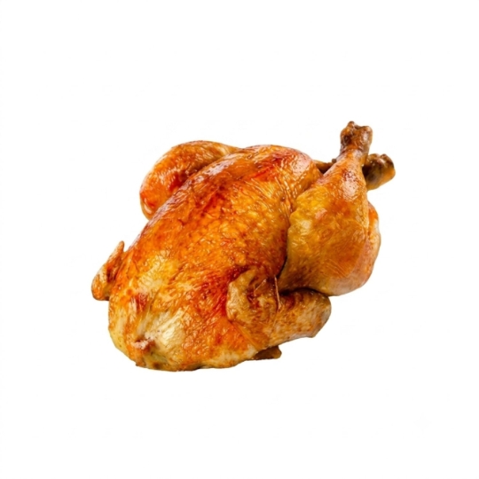 Poulet  rôti élevé sans traitement antibiotique