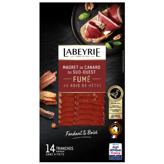 Magret de Canard Fumé du Sud Ouest Fondant et Boisé LABEYRIE