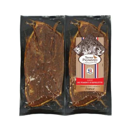 Magret de Canard Extra Tendre Mariné au Piment D'espelette TERRES PAYSANNES