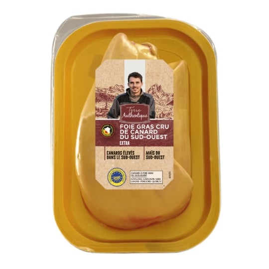 Foie Gras de Canard Cru du Sud-ouest Extra TERRE AUTHENTIQUE