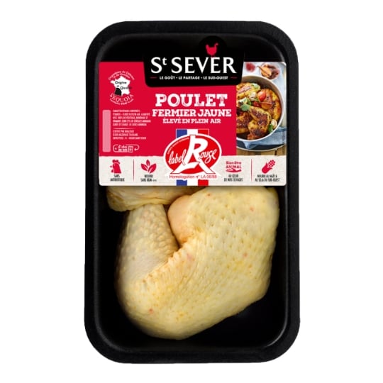 Cuisses de Poulet Jaune Fermier Label Rouge ST SEVER