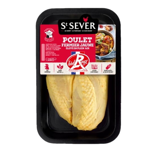 Filets de Poulet Jaune Fermier Label Rouge ST SEVER