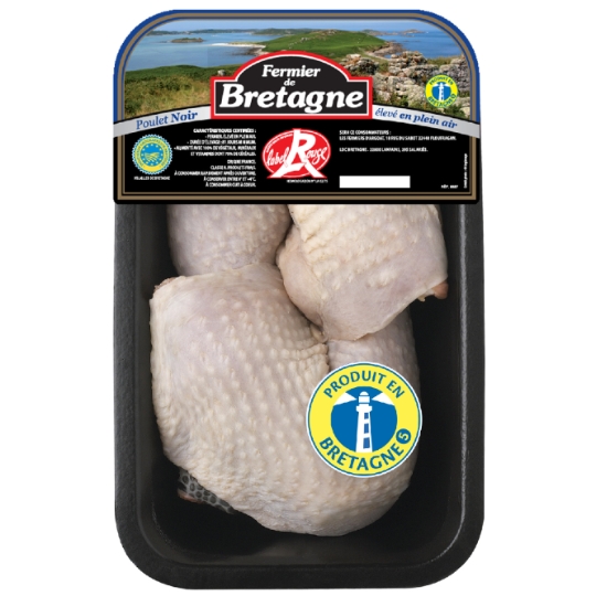 Cuisses de Poulet Fermier Noir label Rouge Élevé en Plein Air FERMIER DE BRETAGNE