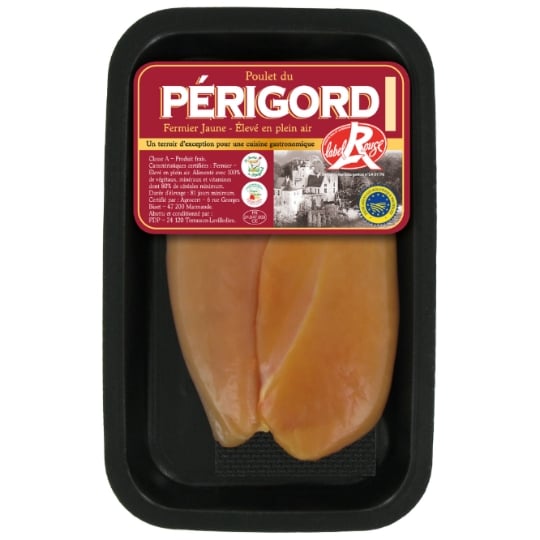 Filets de Poulet Jaune Fermier Label Rouge