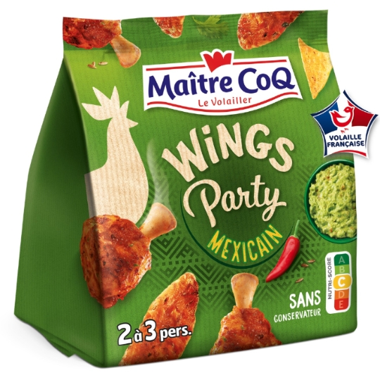 Manchons de Poulet et Ailerons Mexicain MAITRE COQ