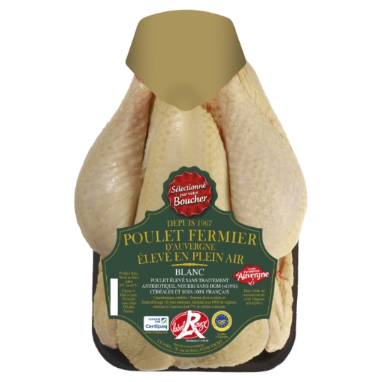 Poulet Blanc Label Rouge Auvergne SELECTION DU BOUCHER