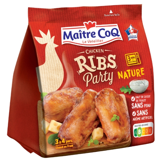 Ribs de Poulet Cuits Natures MAITRE COQ