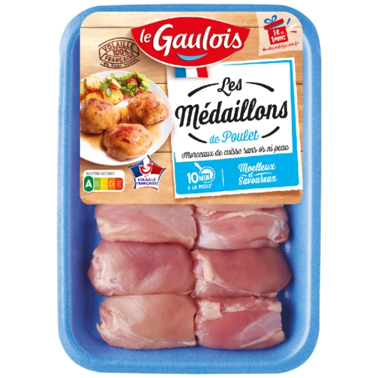 Médaillons de Poulet Désossé Sans Peau LE GAULOIS