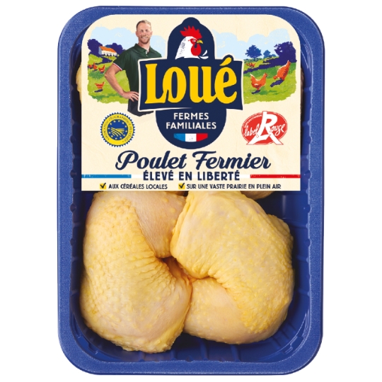 Cuisses de Poulet Jaune Label Rouge LOUE