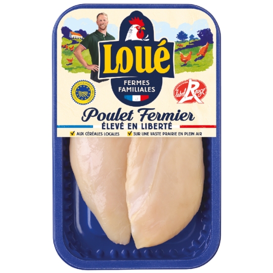 Filets de Poulet Fermier Label Rouge LOUE