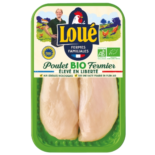 Filets de Poulet Bio LOUE
