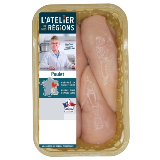 Filets de Poulet Blanc LES VOLAILLES DE NOS REGIONS