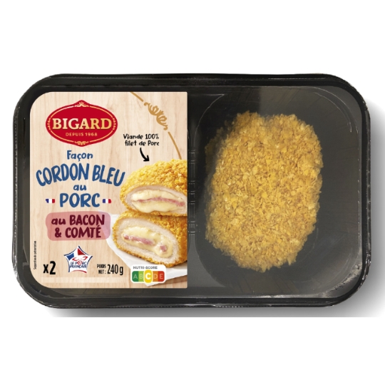 Cordon Bleu Façon au Porc Au Bacon & Comté BIGARD