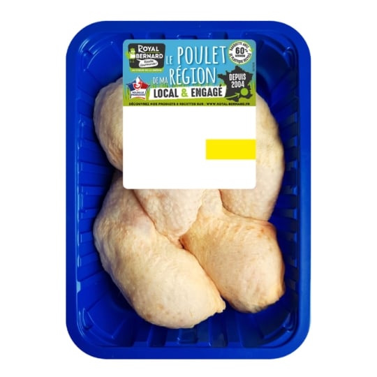 Cuisses de Poulet Jaune Avec Portion de Dos ROYAL