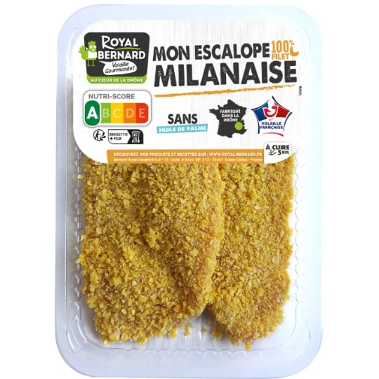 Escalopes de Dinde à la Milanaise ROYAL