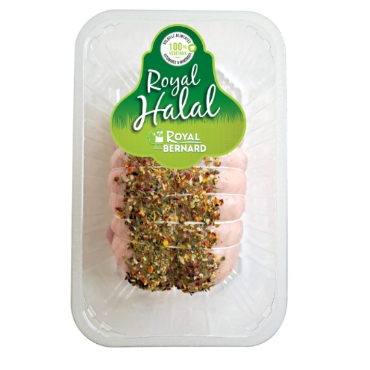 Roulé de Dinde Farci aux Olives Halal ROYAL BERNARD