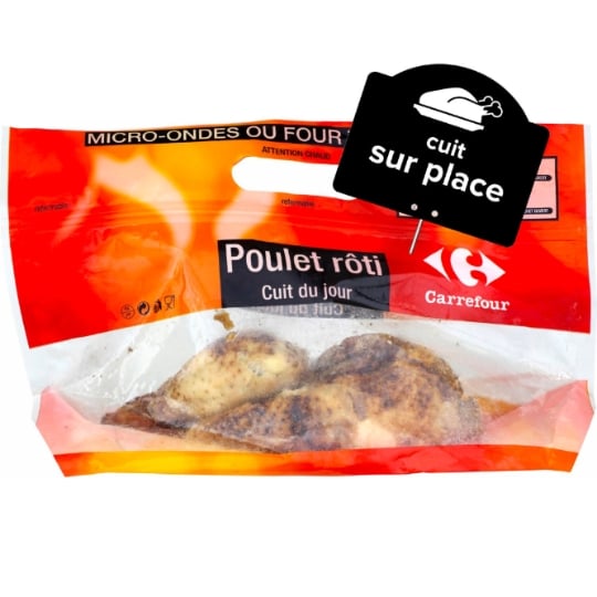 Demi poulet rôti