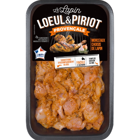 Emincés de Lapin Marinés Provençale LOEUL & PIRIOT