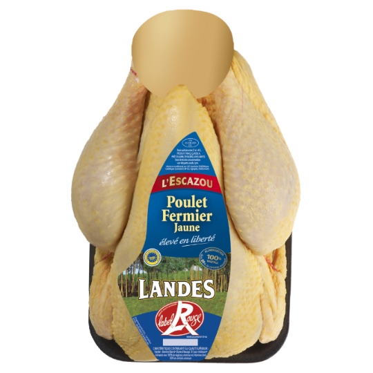 Poulet Fermier Jaune des Landes Label Rouge L'ESCAZOU