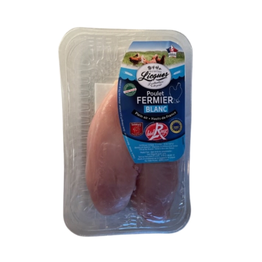 Filets de Poulet Blanc Label Rouge LICQUES VOLAILLES