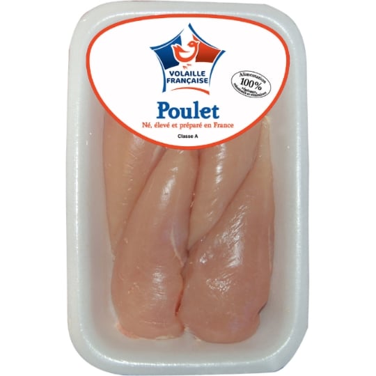 Filets de Poulet : Filet de Poulet VOLAILLE FRANCAISE