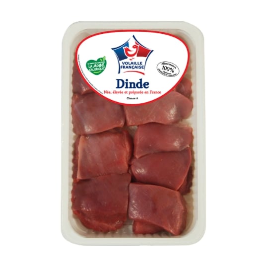 Morceaux de dinde Découpés VOLAILLE FRANCAISE