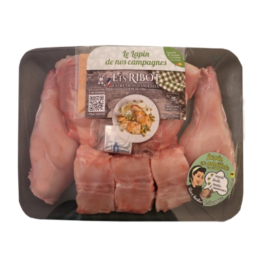 Morceaux Choisis de Lapin en Papillote aux Herbes de Provence LAPIN DE NOS CAMPAGNES