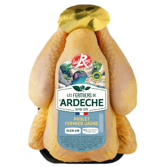 Poulet Entier Jaune Fermier Pac Label Rouge