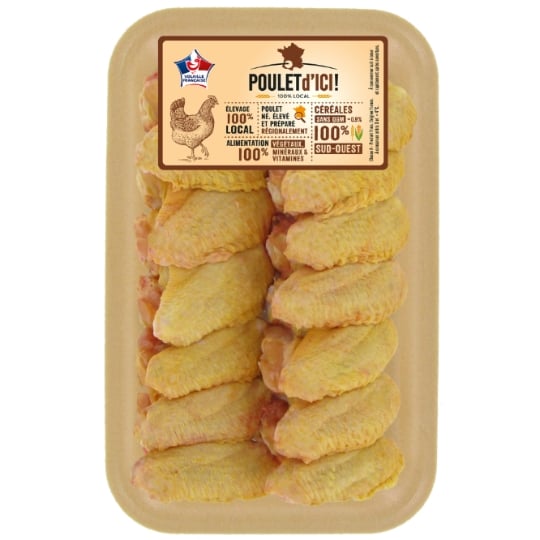 Ailes de Poulet Jaune POULET D'ICI