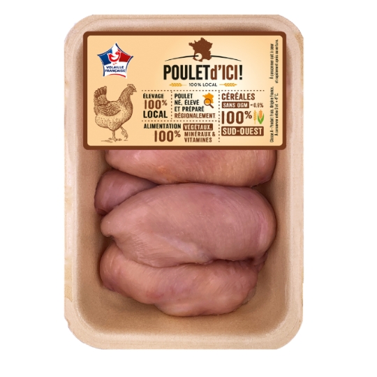 Filets de Poulet Jaune POULET D'ICI