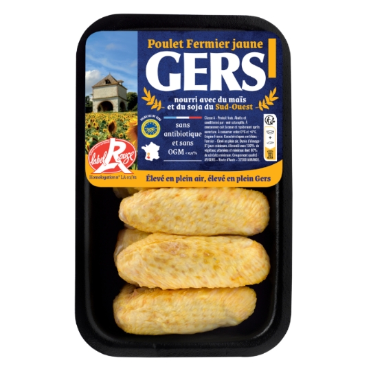 Ailes de Poulet Jaune Label Rouge GERS