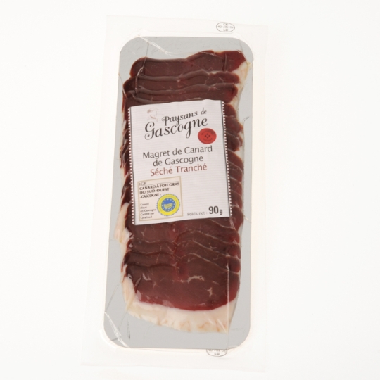 Magret de Canard de Gascogne Séché Tranché PAYSANS DE GASCOGNE